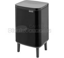 Мусорное ведро Brabantia Bo Hi 227141 7 л, матовое черное