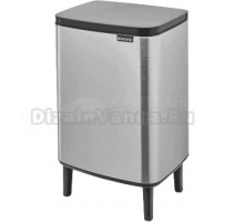 Мусорное ведро Brabantia Bo Hi 227264 12 л, матовая сталь