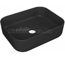 Накладная раковина Point Меркурий PN43832BM черная матовая