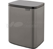 Мусорное ведро Brabantia Bo 230387 12 л, платиновое