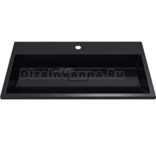 Мебельная раковина Uperwood Barsa 80 черный глянец