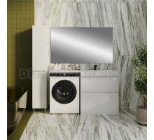 Мебель для ванной комнаты Style Line Даллас 140 R Люкс, напольная, 2 ящика, зеркало DIWO Элиста