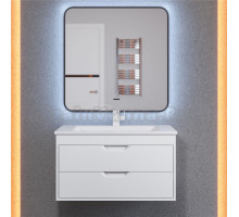 Мебель для ванной комнаты Uperwood Modul 80 подвесная, 2 ящика, матовая белая