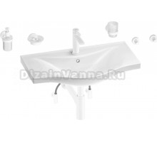 Комплект Wellsee Bisou 201007440 глянцевый белый, матовый белый, 9 в 1