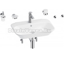 Комплект Wellsee Eclatant 201007451 глянцевый белый, хром, 9 в 1