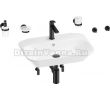 Комплект Wellsee Eclatant 201007452 глянцевый белый, матовый черный, 9 в 1