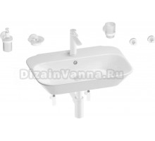 Комплект Wellsee Eclatant 201007460 глянцевый белый, матовый белый, 9 в 1