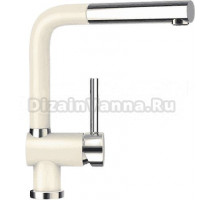 Смеситель для кухни Schock Cristadur Piega-D выдвижной излив, магнолия