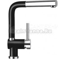 Смеситель для кухни Schock Cristadur Piega-D выдвижной излив, пуро