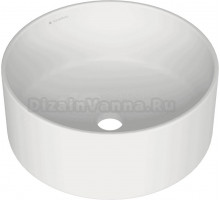 Накладная раковина Aqueduto Espiral ESP0120 40 см белая матовая + Дозатор Ridder Colours 22280514 оранжевый