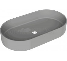 Накладная раковина Aqueduto Espiral ESP0230 60 см серая матовая + Дозатор Ridder Colours 22280514 оранжевый