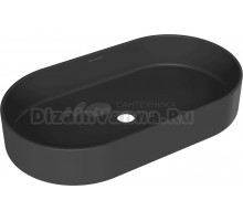 Накладная раковина Aqueduto Espiral ESP0240 60 см черная матовая + Дозатор Ridder Colours 22280514 оранжевый
