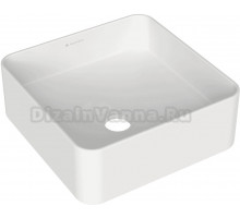 Накладная раковина Aqueduto Espiral ESP0310 37 см белая глянцевая + Дозатор Ridder Colours 22280514 оранжевый