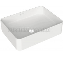 Накладная раковина Aqueduto Espiral ESP0410 50 см белая глянцевая + Дозатор Ridder Colours 22280514 оранжевый