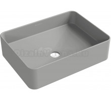 Накладная раковина Aqueduto Espiral ESP0430 50 см серая матовая + Дозатор Ridder Colours 22280514 оранжевый