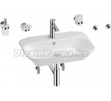 Комплект Wellsee Eclatant 201007481 глянцевый белый, хром, 9 в 1