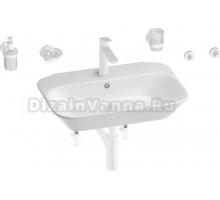 Комплект Wellsee Eclatant 201007485 глянцевый белый, матовый белый, 9 в 1