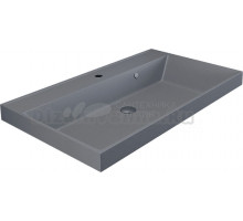 Мебельная раковина Uperwood Classic Quartz 291030007 80 см, матовая серая, бетон