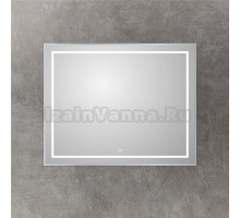 Зеркало BelBagno Kraft 80x100, с подсветкой, с подогревом, сатин