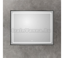 Зеркало BelBagno Kraft 80x100, с подсветкой, с подогревом, черный
