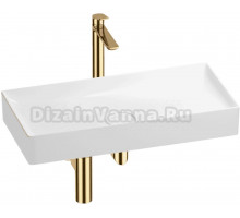 Комплект Wellsee Pure BY 201002783 белый глянцевый, золото, 4 в 1