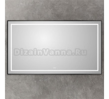 Зеркало BelBagno Kraft 80x140, с подсветкой, с подогревом, черный