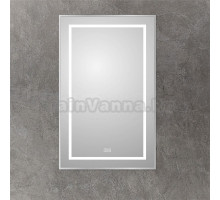 Зеркало BelBagno Kraft 80x50, с подсветкой, с подогревом, сатин