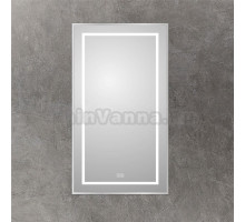 Зеркало BelBagno Kraft 90x50, с подсветкой, с подогревом, сатин