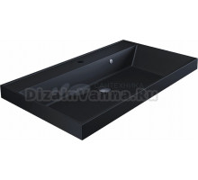 Мебельная раковина Uperwood Classic Quartz 293020634 100 см, матовая черная, уголь