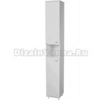 Шкаф-пенал для ванной Айсберг Классик 30 L белый