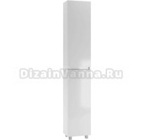 Шкаф-пенал для ванной Айсберг Норма 35 L белый