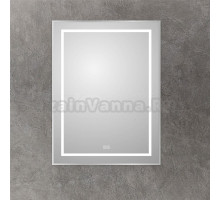 Зеркало BelBagno Kraft 80x60, с подсветкой, с подогревом, сатин