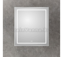 Зеркало BelBagno Kraft 80x70, с подсветкой, с подогревом, сатин