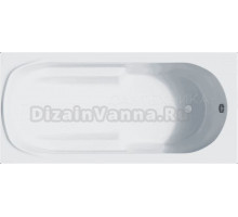 Акриловая ванна Corpa Nera Santi CN05057WH 160x75 см, пристенная, белая, с каркасом, с экранами