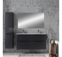 Мебель для ванной комнаты Raval Wector 120 подвесная, антрацит, зеркало DIWO Элиста