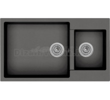 Мойка кухонная Longran Enigma ENG860.500 15 - 10 onyx