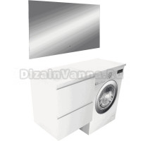 Мебель для ванной комнаты Эстет Dallas Luxe 140 L подвесная, 2 ящика, зеркало DIWO Элиста