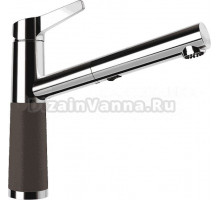 Смеситель для кухни Schock Cristalite SC-510-D выдвижной излив, мокка