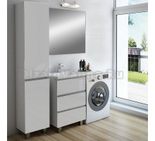 Мебель для ванной комнаты Эстет Dallas Luxe 140 L напольная, 3 ящика, зеркало DIWO Элиста