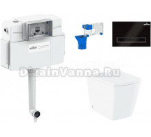 Комплект Lavinia Boho Унитаз приставной Aveo Rimless 3306404R + Крышка-сиденье Aveo 33290600 с микролифтом + Бачок скрытого монтажа RelFix 38020010 + Кнопка RelFix 380501MB + Дозатор RelFix 38040010