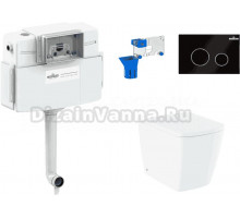 Комплект Lavinia Boho Унитаз приставной Aveo Rimless 3306404R + Крышка-сиденье Aveo 33290600 с микролифтом + Бачок скрытого монтажа RelFix 38020010 + Кнопка RelFix 380502MB + Дозатор RelFix 38040010