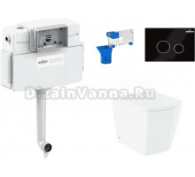 Комплект Lavinia Boho Унитаз приставной Aveo Rimless 3306404R + Крышка-сиденье Aveo 33290600 с микролифтом + Бачок скрытого монтажа RelFix 38020010 + Кнопка RelFix 3805004B + Дозатор RelFix 38040010