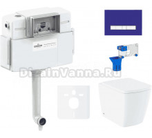 Комплект Lavinia Boho Унитаз приставной Aveo Rimless 3306404R + Крышка-сиденье Aveo 33290600 с микролифтом + Бачок скрытого монтажа RelFix 38020010 + Кнопка RelFix 3805005V + Дозатор RelFix 38040010