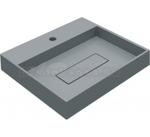 Накладная раковина Uperwood Tanos Quartz 291030049 50 см, матовая серая, бетон