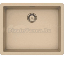 Мойка кухонная Schock Brooklyn 60 Cristalite лунный камень