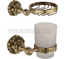 Набор Мыльница Bronze de Luxe K25202 + Стакан K25006