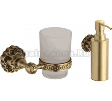 Набор Дозатор Bronze de Luxe K25027 + Стакан K25006