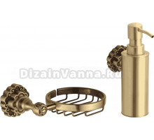 Набор Мыльница Bronze de Luxe K25202 + Дозатор K25027