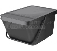 Мусорное ведро Brabantia Sort&Go 277726 20 л, серое