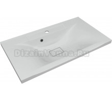 Мебельная раковина Uperwood Elen Quartz 297000020 80 см, матовая белая, жасмин